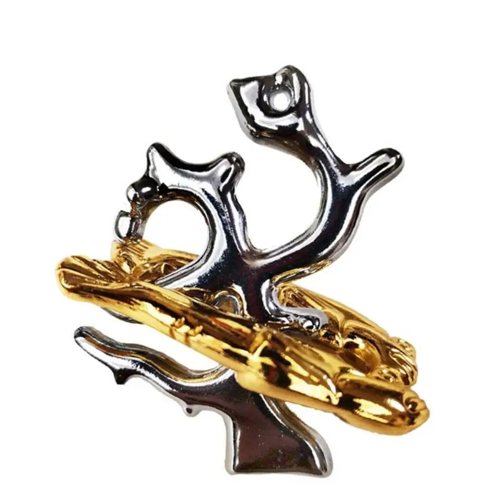 Classic IQ Metal Brain teaser Magic Baffling Puzzle Brainstring Jigsaw Game Unlocking Unlooping Novel Toy for Adult