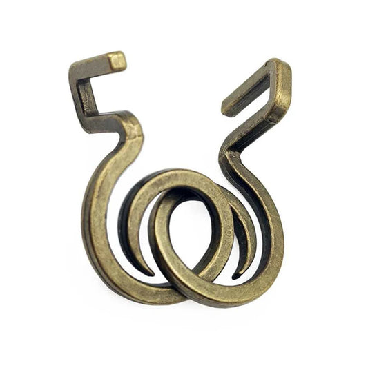 Educational Gifts Classic Magic Baffling Puzzles Metal Ring Brain Teasers for Adults Kids Teens IQ Logic Challenge Toys