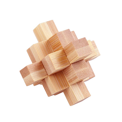 IQ Brain Teaser Kong Ming Lock Lu Ban Lock 3D Puzzle Kids Toys Baby Game Puzzle Toys Interlocking Educational Toys For Children