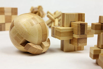 IQ Brain Teaser Kong Ming Lock Lu Ban Lock 3D Puzzle Kids Toys Baby Game Puzzle Toys Interlocking Educational Toys For Children