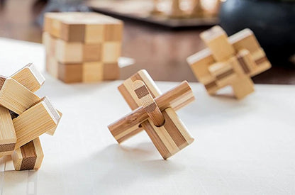 IQ Brain Teaser Kong Ming Lock Lu Ban Lock 3D Puzzle Kids Toys Baby Game Puzzle Toys Interlocking Educational Toys For Children