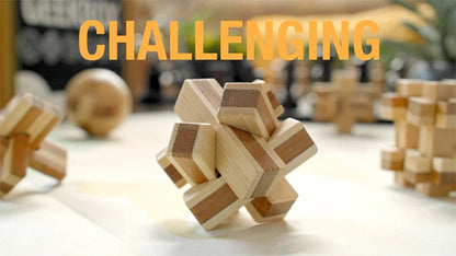 IQ Brain Teaser Kong Ming Lock Lu Ban Lock 3D Puzzle Kids Toys Baby Game Puzzle Toys Interlocking Educational Toys For Children