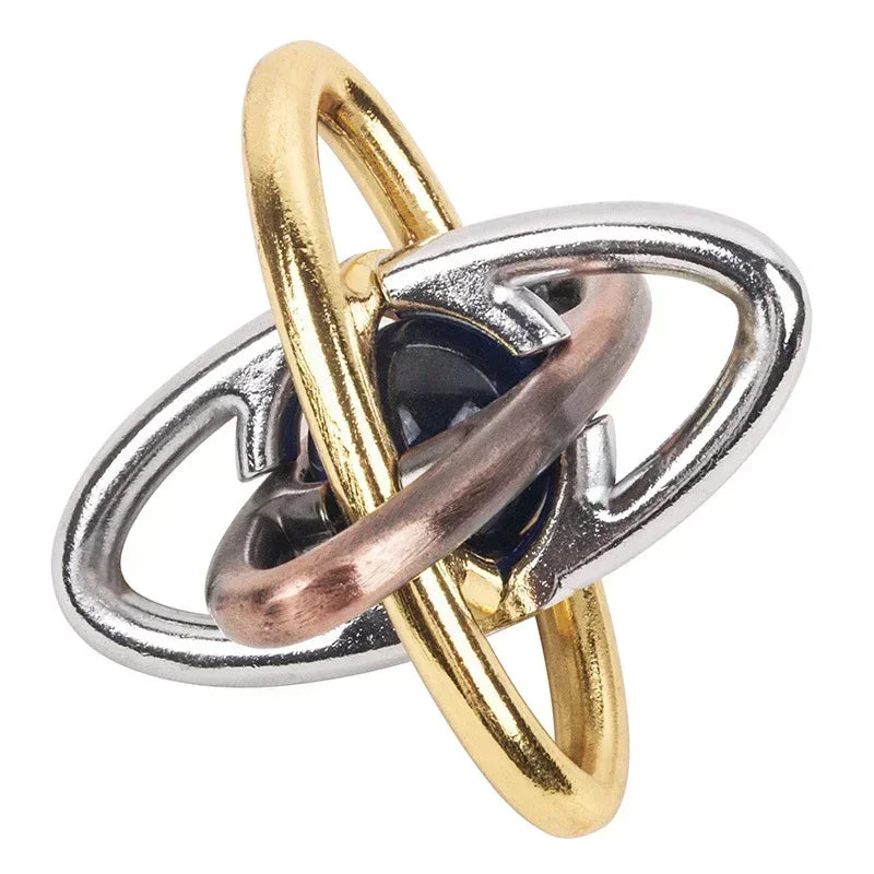 Creative Classic IQ Metal Brain Teaser Magic Baffling Puzzles Game Toys for Children Adults Funny Kids Gifts