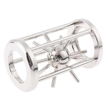 UNMATCHED Metal Cage Star Tooth Brain Teaser, Classic Puzzles High IQ Magic Game for Kids & Adults