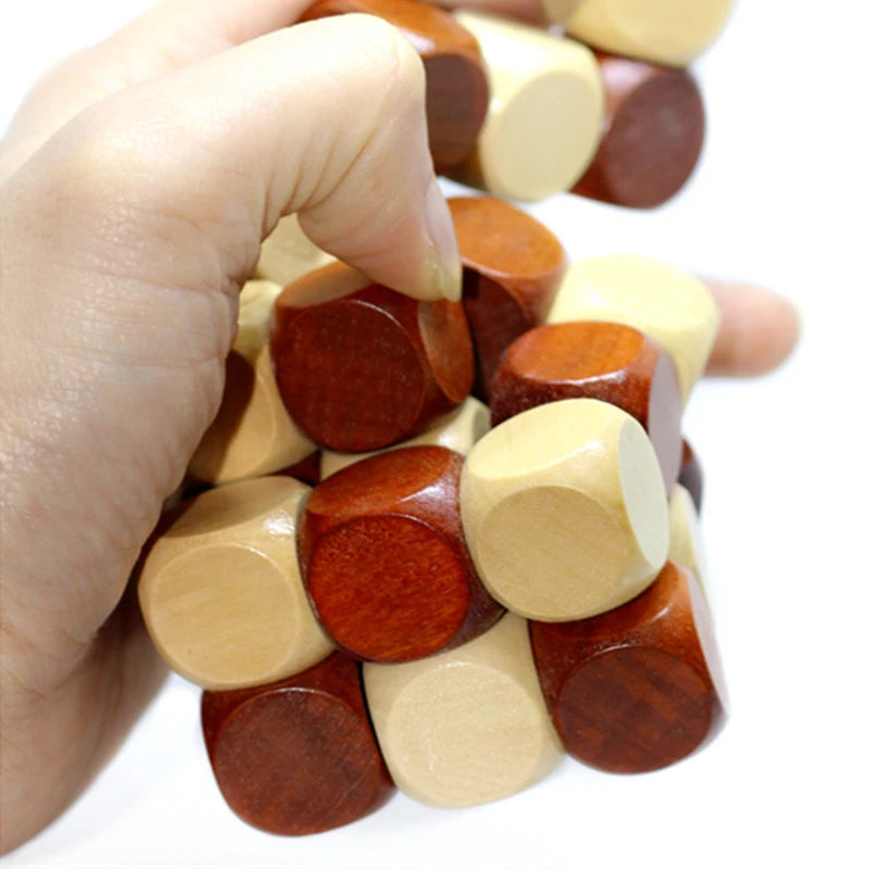 Snake Cube Twist Puzzle LuBan Lock Children Educational Intellectual Toys Wooden Brain Teasers For Kids Adults Best Gifts