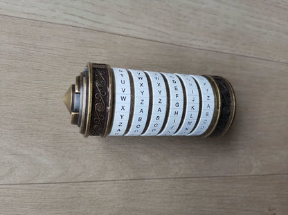 White Da Vinci Code lock Toys Metal Cryptex for Wedding Gifts Valentine's Day Gift Password Escape Room Props Gift Fast Delivery