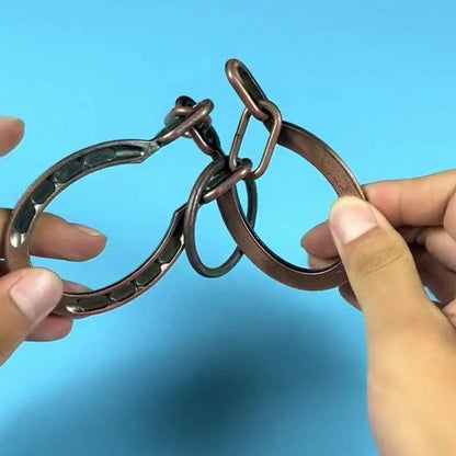 Magic IQ Metal Horseshoe Cast Brain Teaser Puzzle Disentanglement Juggling Tricks Educational Toys For Kids Boys Girls