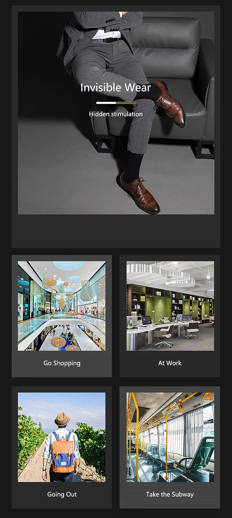 Stainless Steel Chastity Cage for Men, with Adjustable Rings (S/M/L) & Anti-Escape Belt, BDSM Adult Toy, Male Chastity Belt