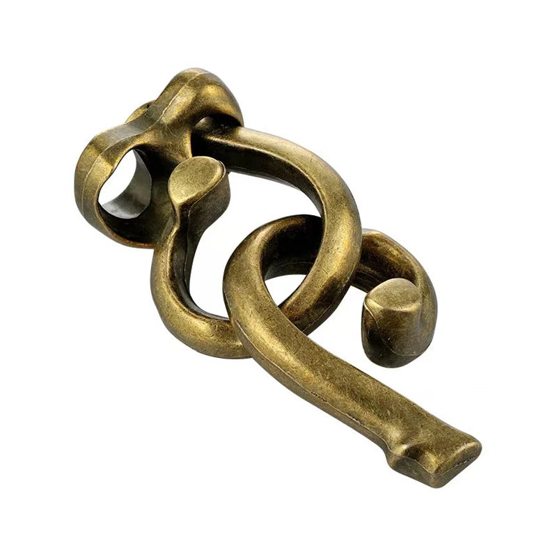 Baffling Cast Metal Brain Teasers Puzzles for Kids and Adults Unlock Interlock Game IQ Test Disentanglement Educational Toys