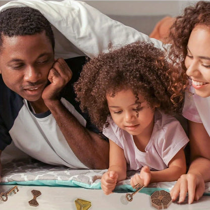 3Pcs Set Metal Brain Teaser Puzzle Toys IQ Challenge Games Solution Unlock for Kids & Adults Perfect Party Challenge Gift