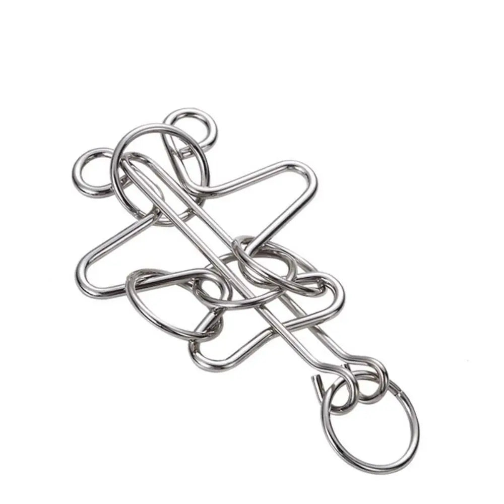 Interlock Toys Children And Adults Brainteasers Games Interactive Games 3D Metal Puzzle Developmental Toys Brain Teaser Puzzles