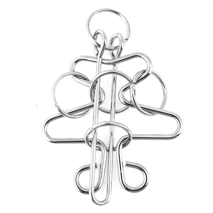 Brain Teasers Metal Wire Iq Puzzles For Adults And Kids Very Difficult Disentanglement Iron Link Unlock Interlock Game