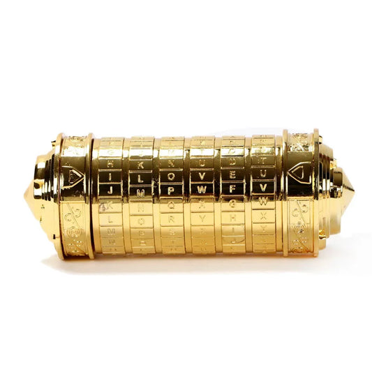 Cryptex Da Vinci Code Puzzle Box With Hidden Compartment For Money Rings Jewelry Creative Romantic Birthday Gifts