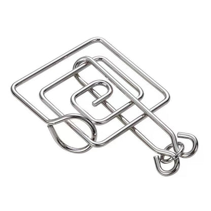 Brain Teasers Metal Wire Iq Puzzles For Adults And Kids Very Difficult Disentanglement Iron Link Unlock Interlock Game