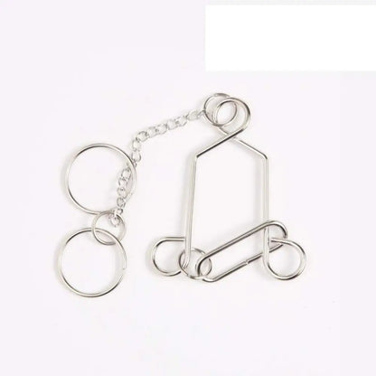 Interlock Toys Children And Adults Brainteasers Games Interactive Games 3D Metal Puzzle Developmental Toys Brain Teaser Puzzles