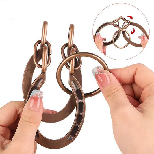 Magic IQ Metal Horseshoe Cast Brain Teaser Puzzle Disentanglement Juggling Tricks Educational Toys For Kids Boys Girls