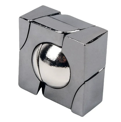 Creative Classic IQ Metal Brain Teaser Magic Baffling Puzzles Game Toys for Children Adults Funny Kids Gifts