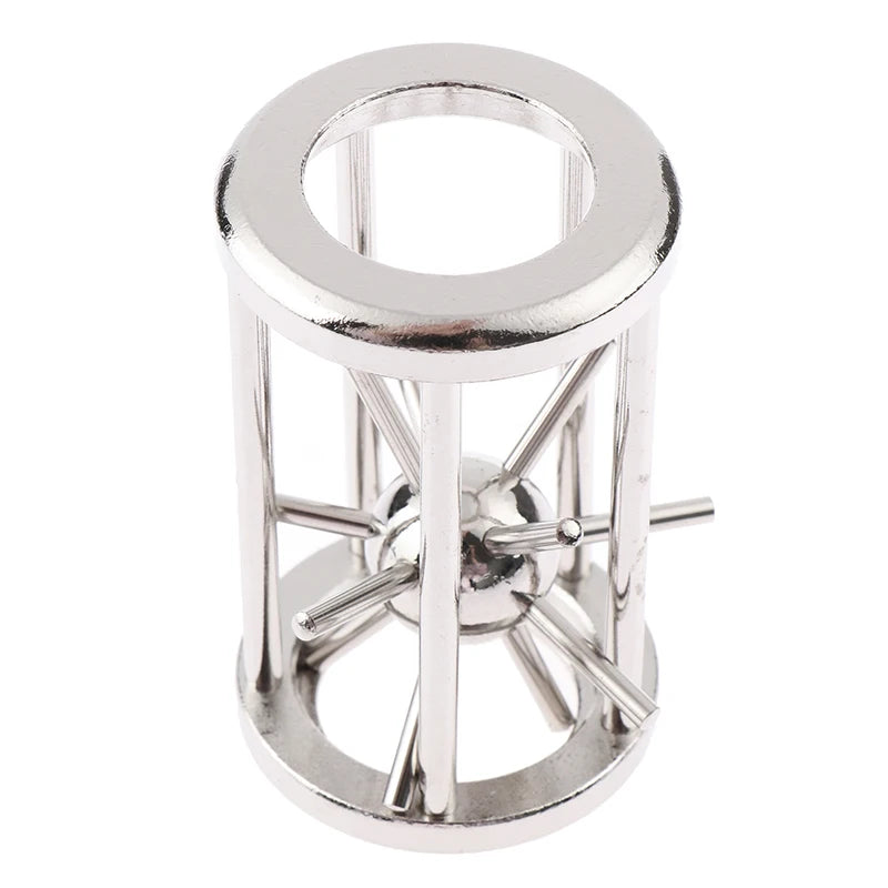 UNMATCHED Metal Cage Star Tooth Brain Teaser, Classic Puzzles High IQ Magic Game for Kids & Adults