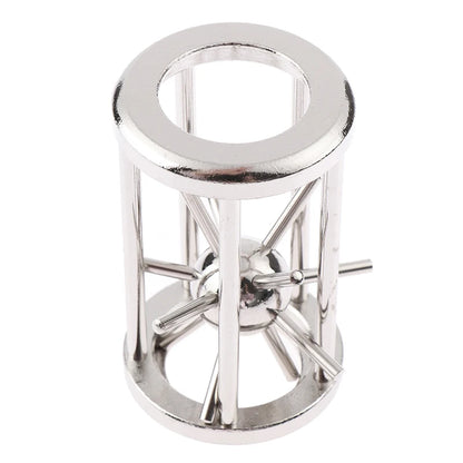 UNMATCHED Metal Cage Star Tooth Brain Teaser, Classic Puzzles High IQ Magic Game for Kids & Adults