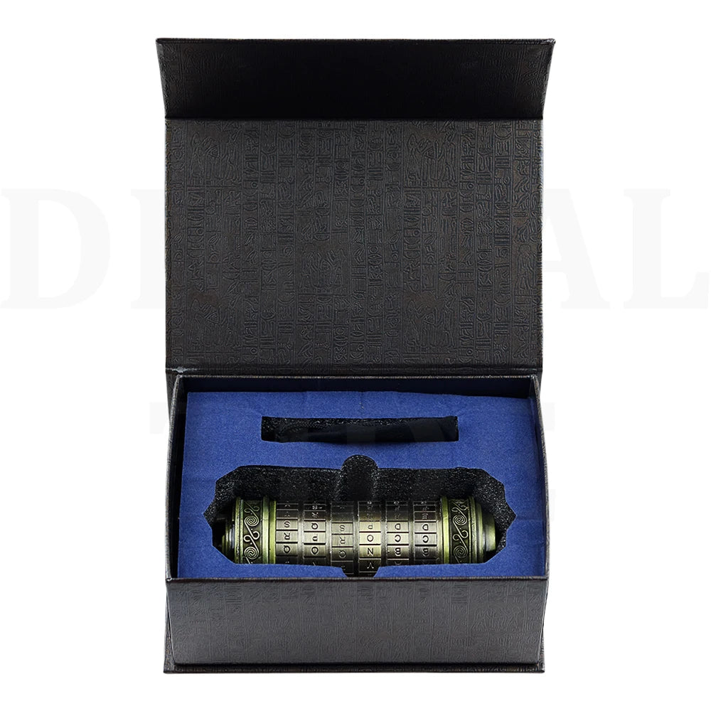Leonardo Da Vinci Code lock Toys Metal Cryptex Locks for Wedding Gifts Valentine's Day Gifts