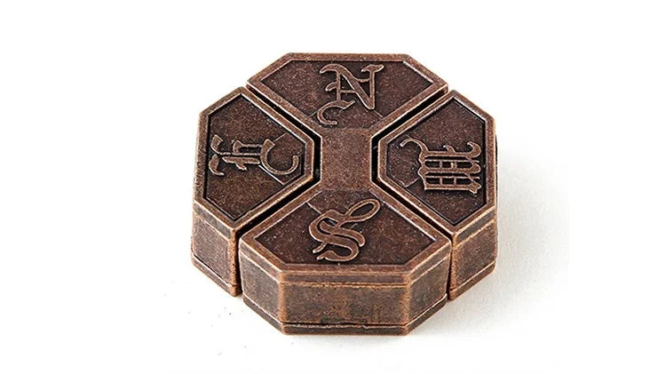 Creative Classic IQ Metal Brain Teaser Magic Baffling Puzzles Game Toys for Children Adults Funny Kids Gifts