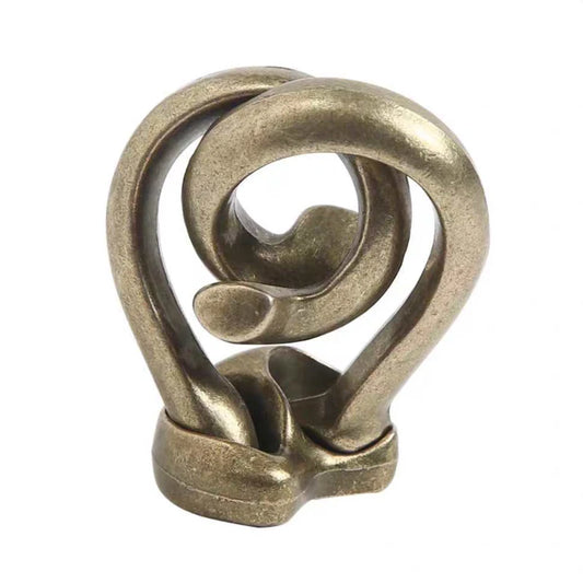 Baffling Cast Metal Brain Teasers Puzzles for Kids and Adults Unlock Interlock Game IQ Test Disentanglement Educational Toys