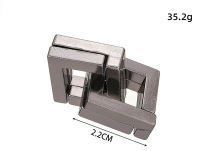Lock Puzzles Classic IQ Metal Brain teaser Magic Baffling Puzzles Game Toys For Children Adults Funny Gifts Metal Puzzle
