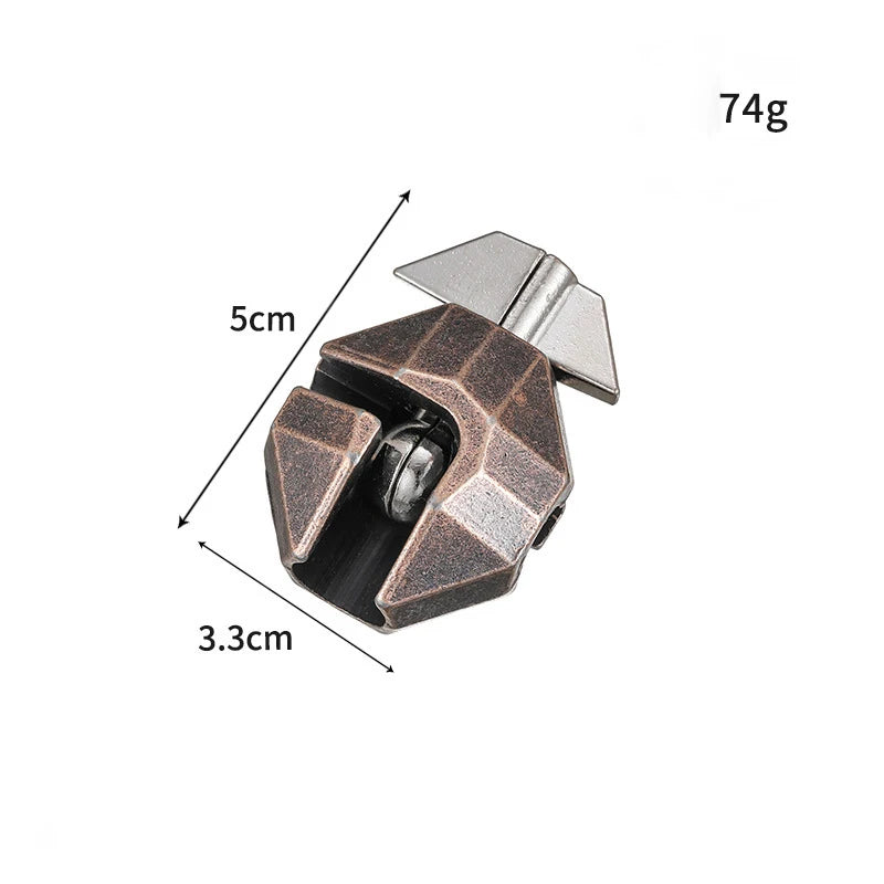 Lock Puzzles Classic IQ Metal Brain teaser Magic Baffling Puzzles Game Toys For Children Adults Funny Gifts Metal Puzzle