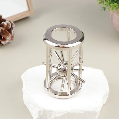 UNMATCHED Metal Cage Star Tooth Brain Teaser, Classic Puzzles High IQ Magic Game for Kids & Adults