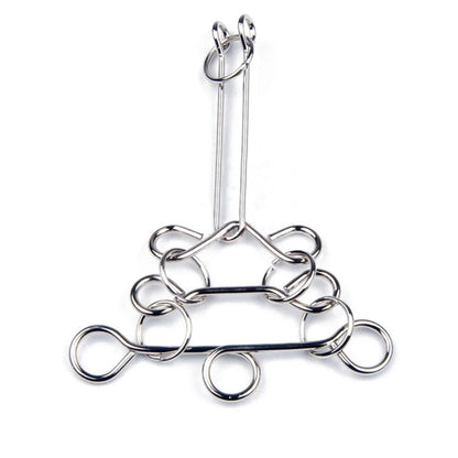 Brain Teasers Metal Wire Iq Puzzles For Adults And Kids Very Difficult Disentanglement Iron Link Unlock Interlock Game