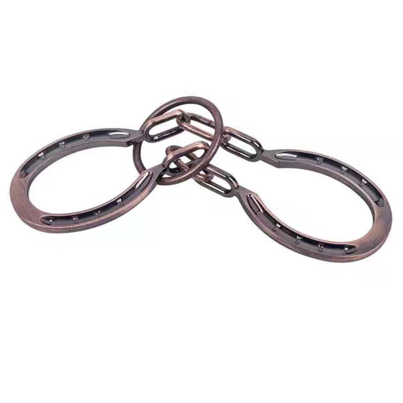 Magic IQ Metal Horseshoe Cast Brain Teaser Puzzle Disentanglement Juggling Tricks Educational Toys For Kids Boys Girls