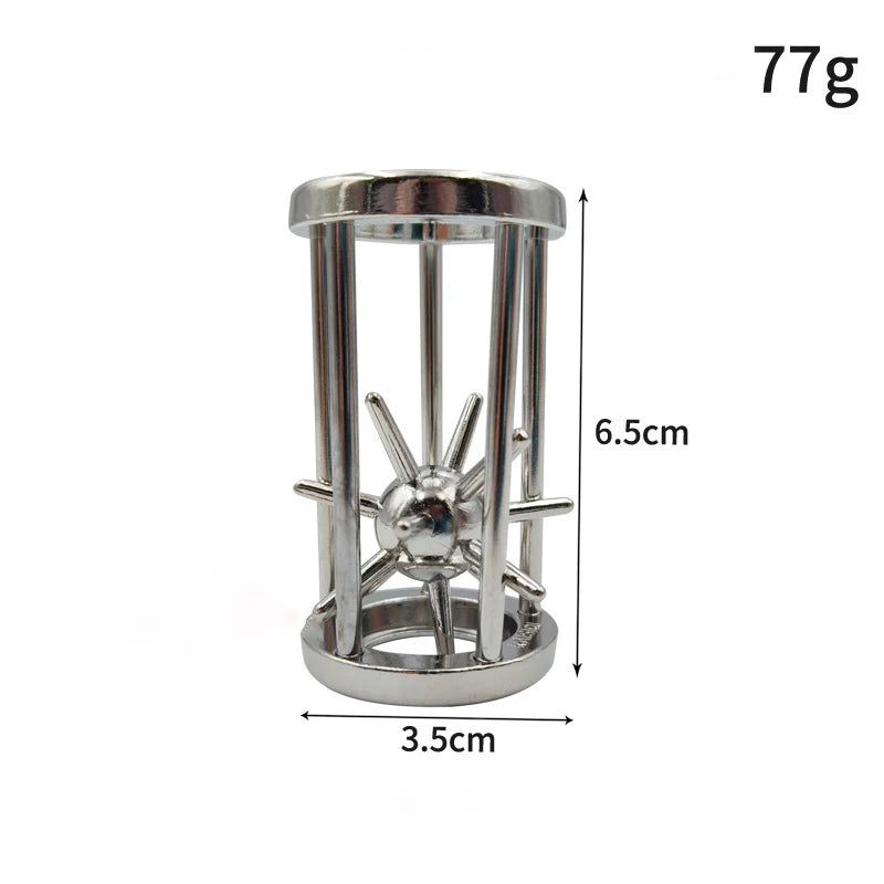 Lock Puzzles Classic IQ Metal Brain teaser Magic Baffling Puzzles Game Toys For Children Adults Funny Gifts Metal Puzzle