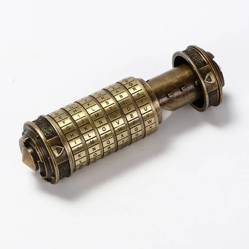 Cryptex Da Vinci Code Puzzle Box With Hidden Compartment For Money Rings Jewelry Creative Romantic Birthday Gifts