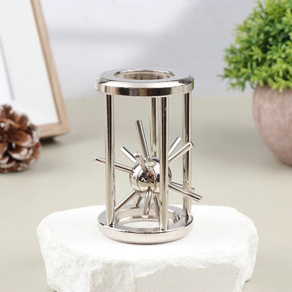 UNMATCHED Metal Cage Star Tooth Brain Teaser, Classic Puzzles High IQ Magic Game for Kids & Adults