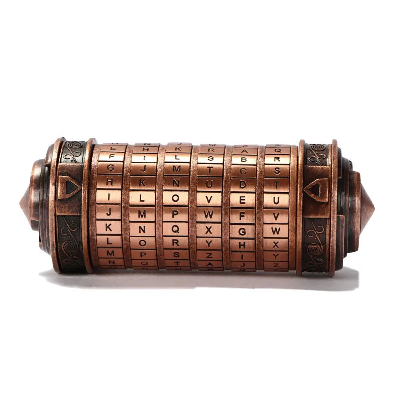 Cryptex Da Vinci Code Puzzle Box With Hidden Compartment For Money Rings Jewelry Creative Romantic Birthday Gifts