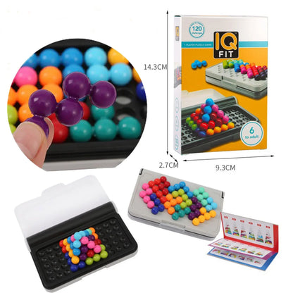 Smart Colour Building Game Smart Board IQ Puzzler Brain Teaser  Stacking  2 Player Parent Child  For Kids