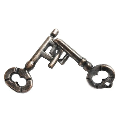 Classic IQ Metal Brain teaser Magic Baffling Puzzles Game Toys for Children Adults