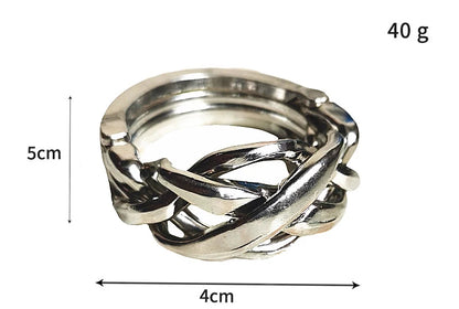 Lock Puzzles Classic IQ Metal Brain teaser Magic Baffling Puzzles Game Toys For Children Adults Funny Gifts Metal Puzzle