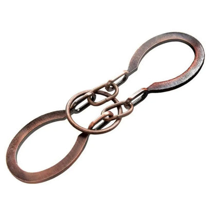 Classic IQ Metal Brain teaser Magic Baffling Puzzle Brainstring Jigsaw Game Unlocking Unlooping Novel Toy for Adult