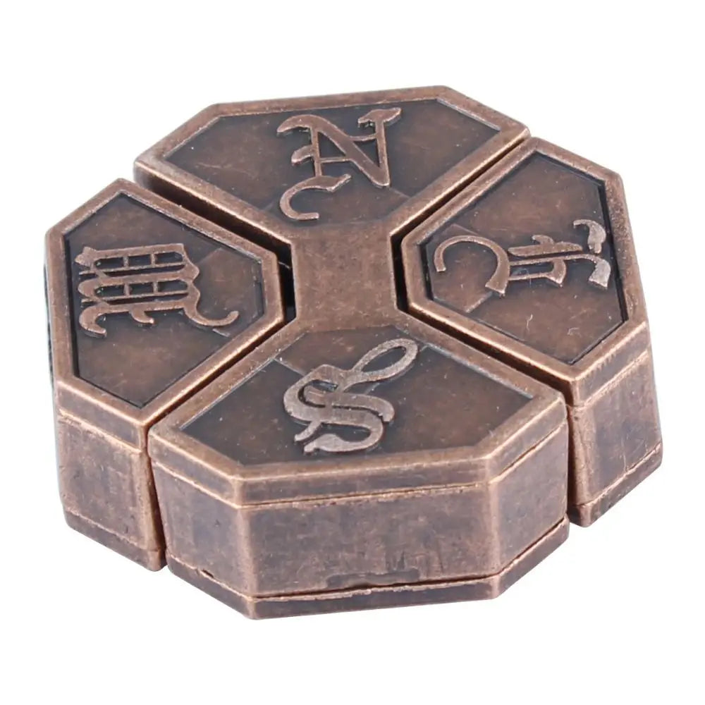Classic IQ Metal Brain teaser Magic Baffling Puzzles Game Toys for Children Adults