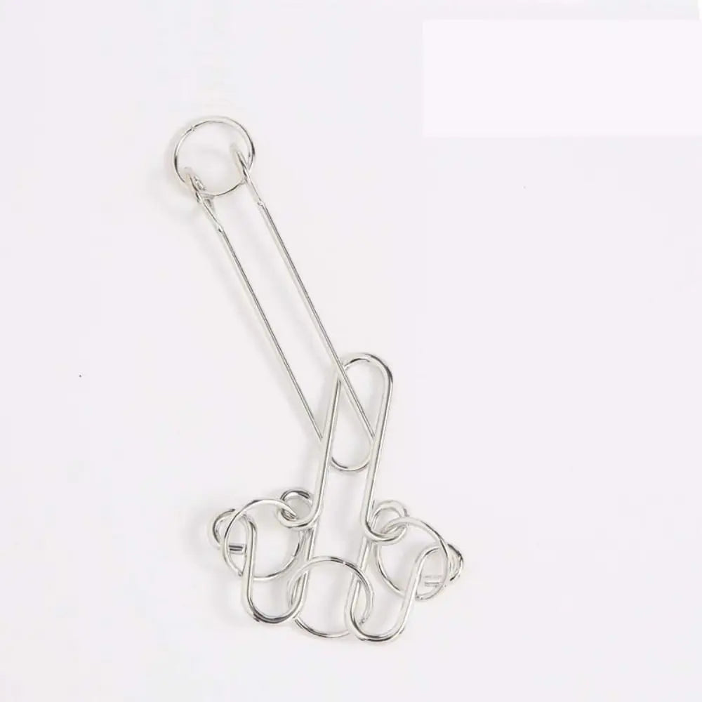 Interlock Toys Children And Adults Brainteasers Games Interactive Games 3D Metal Puzzle Developmental Toys Brain Teaser Puzzles