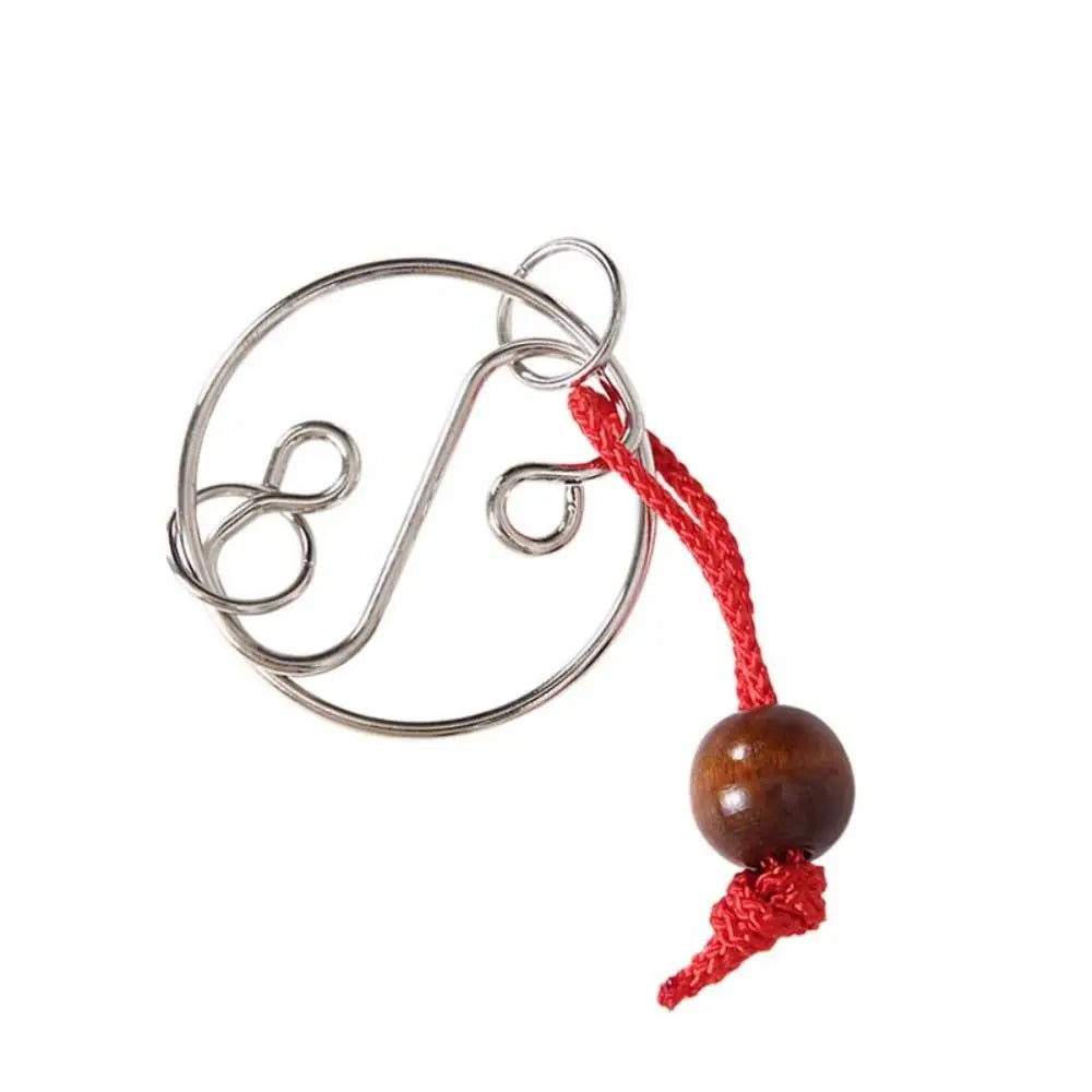 3D Metal Puzzle IQ Mind Brain Teaser Intelligence Buckle Interlock Unloop Toys Kong Ming Lock Game for Adult Kids