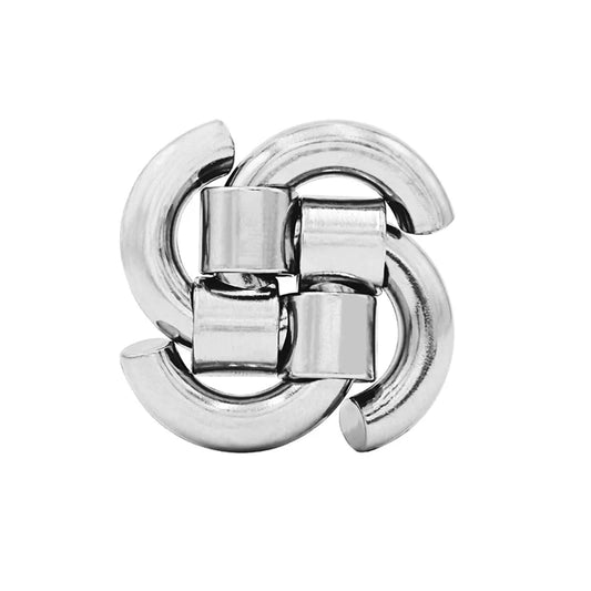 Difficult Metal Brain Teaser Puzzles Steel IQ Games For Kids Adults Disentanglement Logic Test Mind Challenge Intellectual Toys