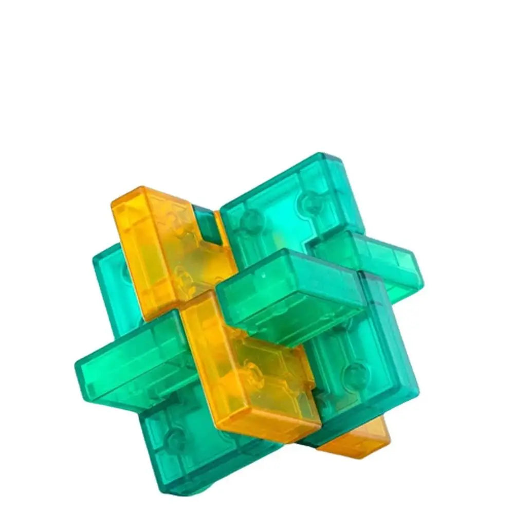 Brain Teaser Puzzles Transparent IQ Brain Teaser Puzzles Unlock Luban Lock Kong Ming Lock IQ Brain Teaser LuBan Lock Gifts