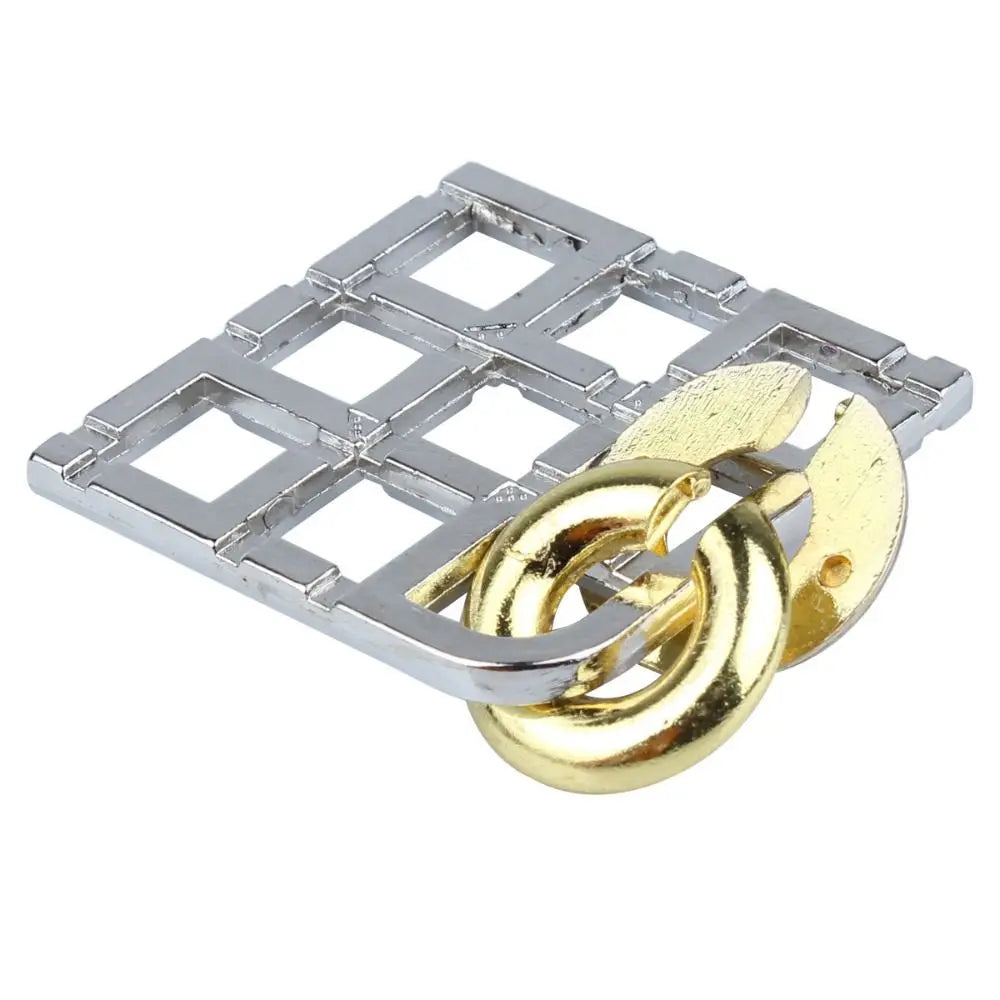 Classic IQ Metal Brain teaser Magic Baffling Puzzles Game Toys for Children Adults