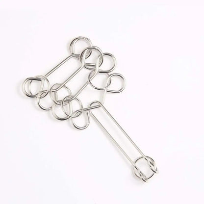 Interlock Toys Children And Adults Brainteasers Games Interactive Games 3D Metal Puzzle Developmental Toys Brain Teaser Puzzles