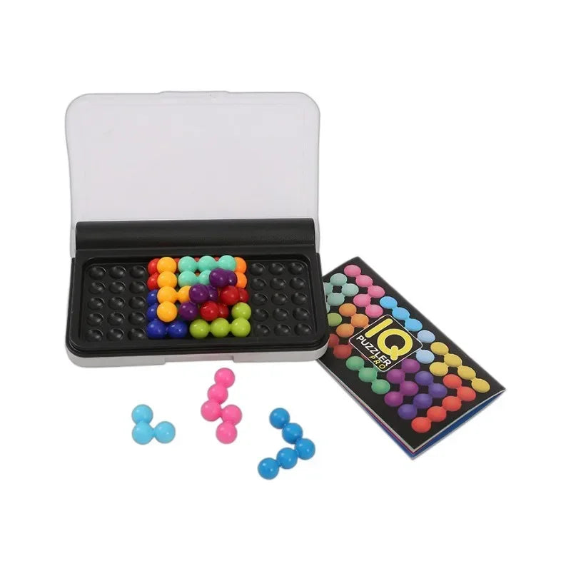 Smart Colour Building Game Smart Board IQ Puzzler Brain Teaser  Stacking  2 Player Parent Child  For Kids