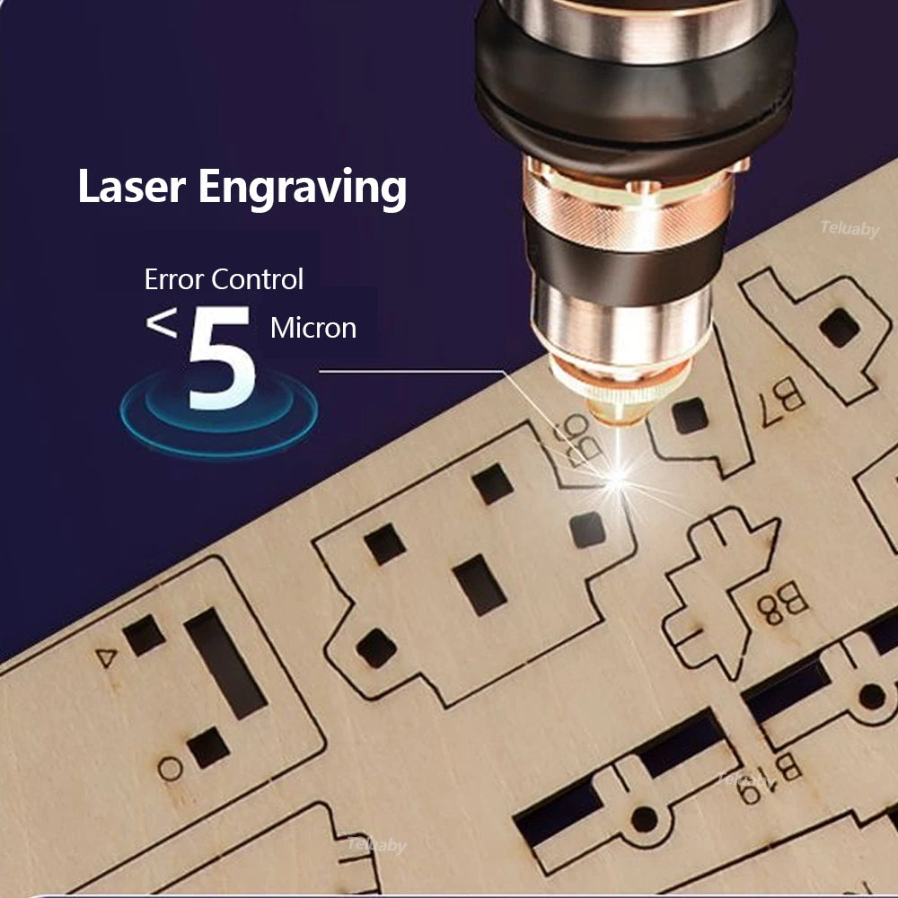 3D Wooden Puzzle DIY Mechanical Manual Model  Building Kits Assemble Toys Marble Run Set with 4 Ball for Adult Kids Gifts