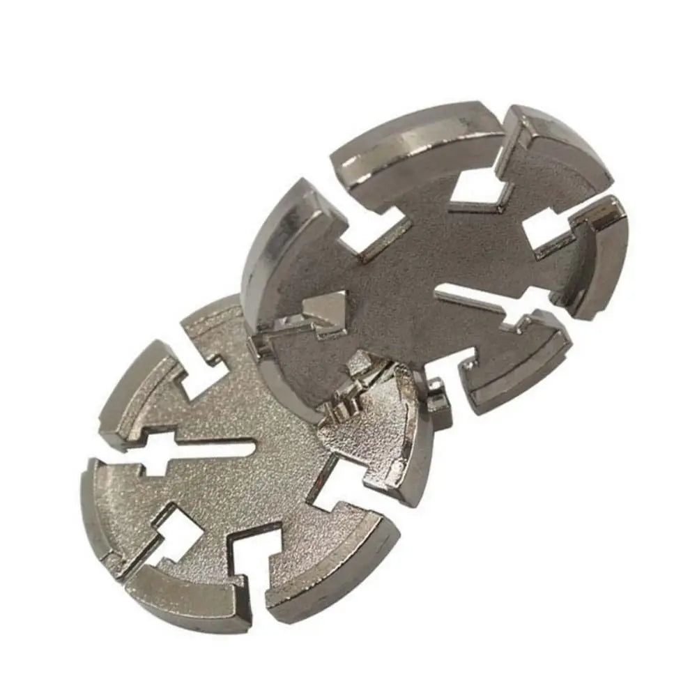 Classic IQ Metal Brain teaser Magic Baffling Puzzle Brainstring Jigsaw Game Unlocking Unlooping Novel Toy for Adult