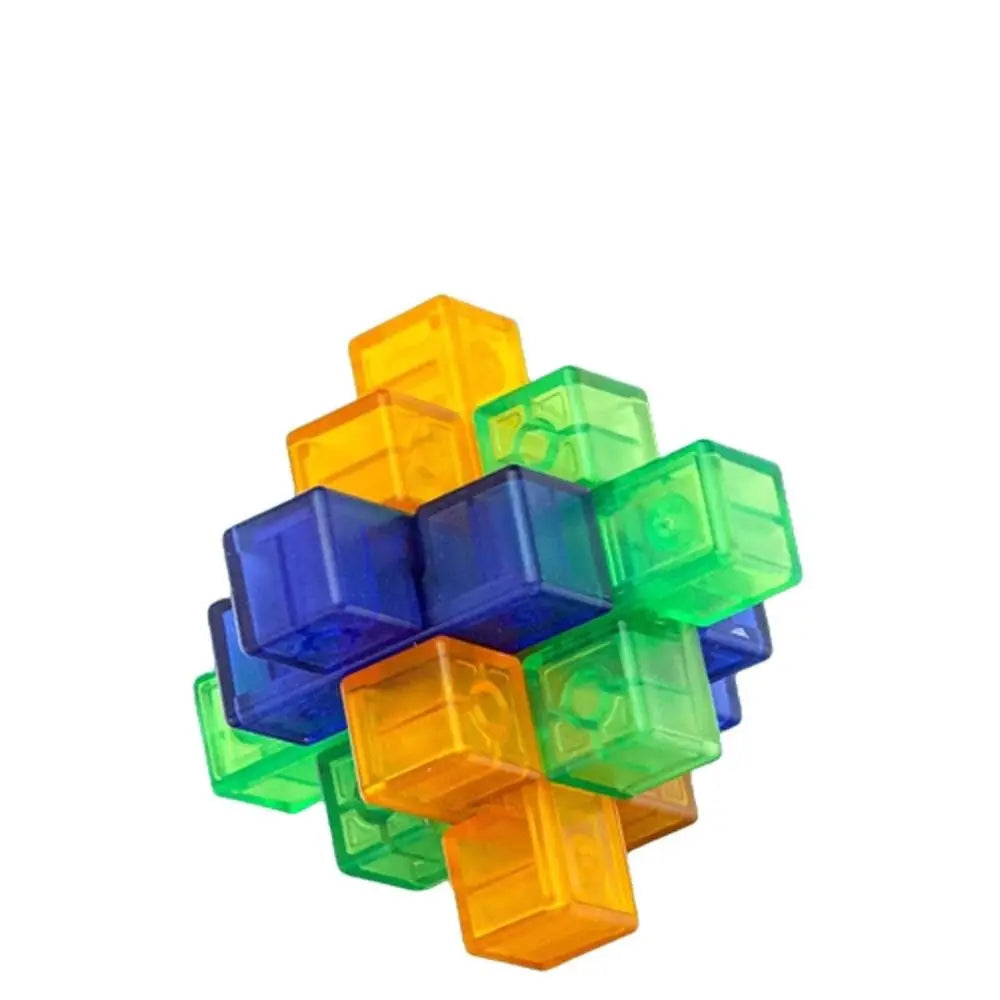 Brain Teaser Puzzles Transparent IQ Brain Teaser Puzzles Unlock Luban Lock Kong Ming Lock IQ Brain Teaser LuBan Lock Gifts